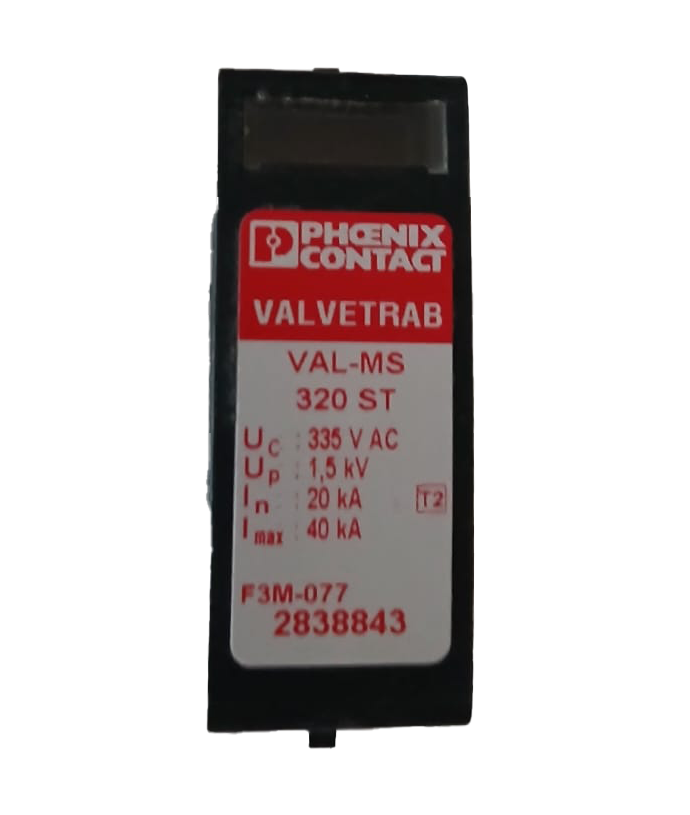 Type 2, Phase Cartridge, plug for VAL MS 320 ST Phoenix SPD 2838843